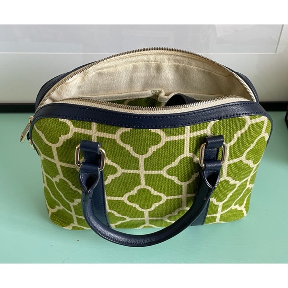 Spartina 449 tote green navy cream - Picture 4 of 12